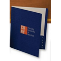 Capacity Folder w/ 2 Reinforced Pockets & 1/4" Spine (1 Color/1 Side)